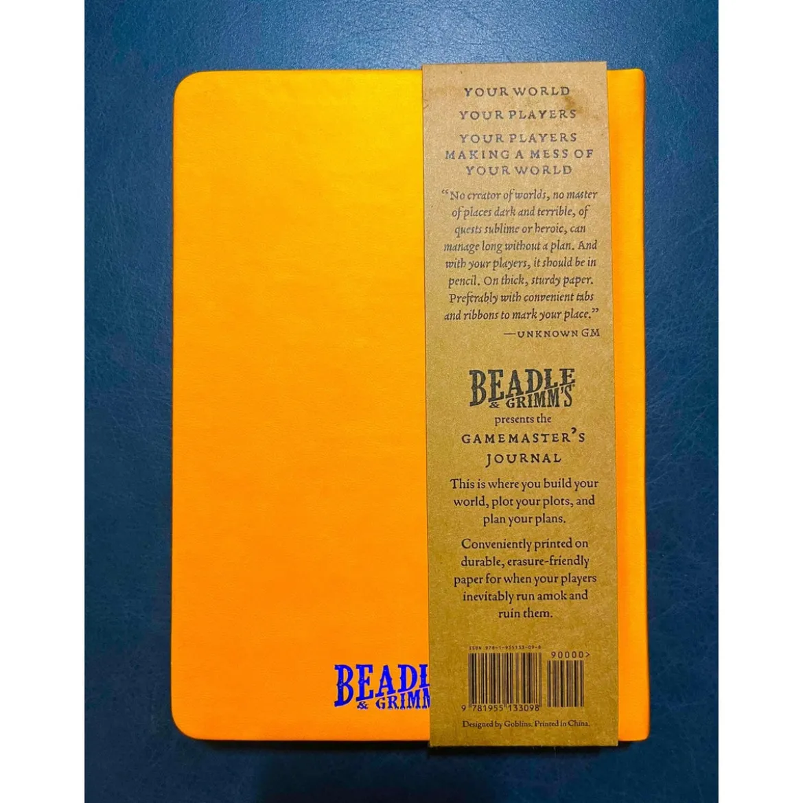 Notizbuch A5 Gamemaster's Journal Orange Portal