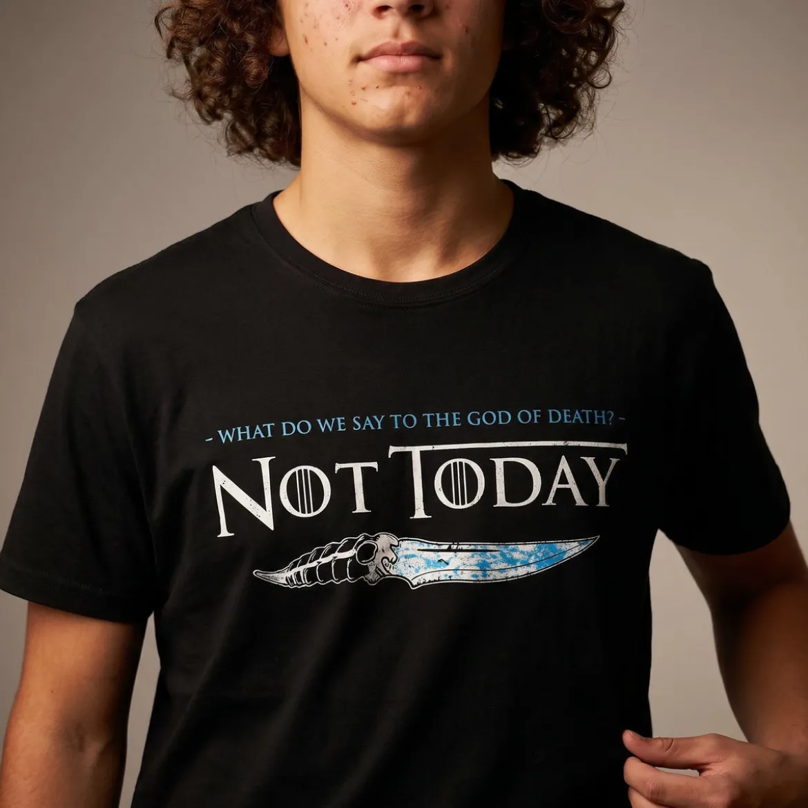 Not Today T-Shirt für Game of Thrones Fans schwarz