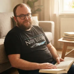 Not Today T-Shirt für Game of Thrones Fans schwarz