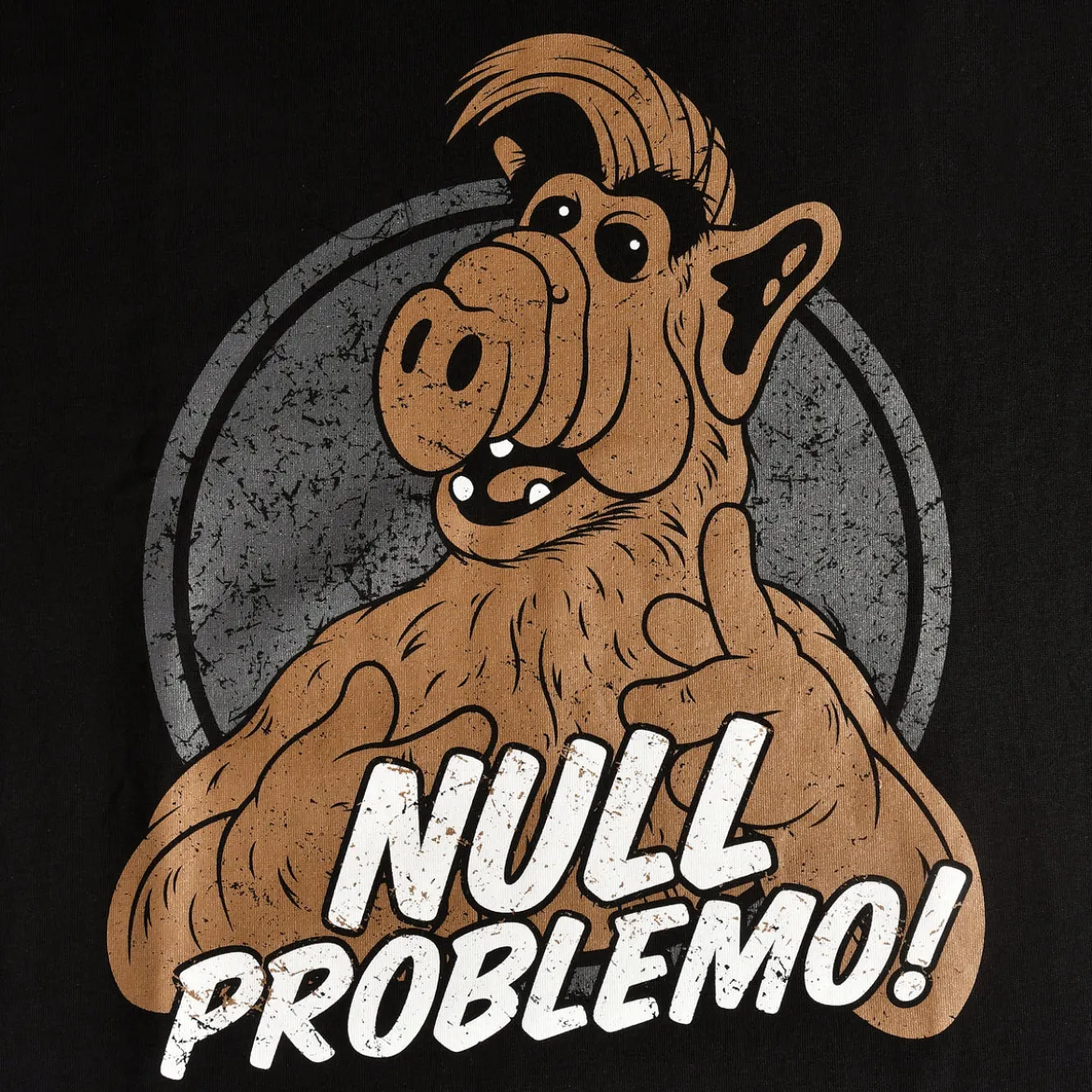 Null Problemo! T-Shirt für Alf Fans schwarz