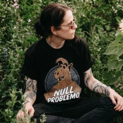 Null Problemo! T-Shirt für Alf Fans schwarz