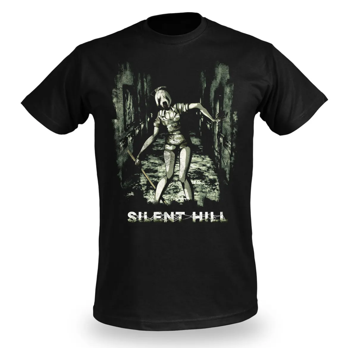 Nurse T-Shirt schwarz für Silent Hill Fans