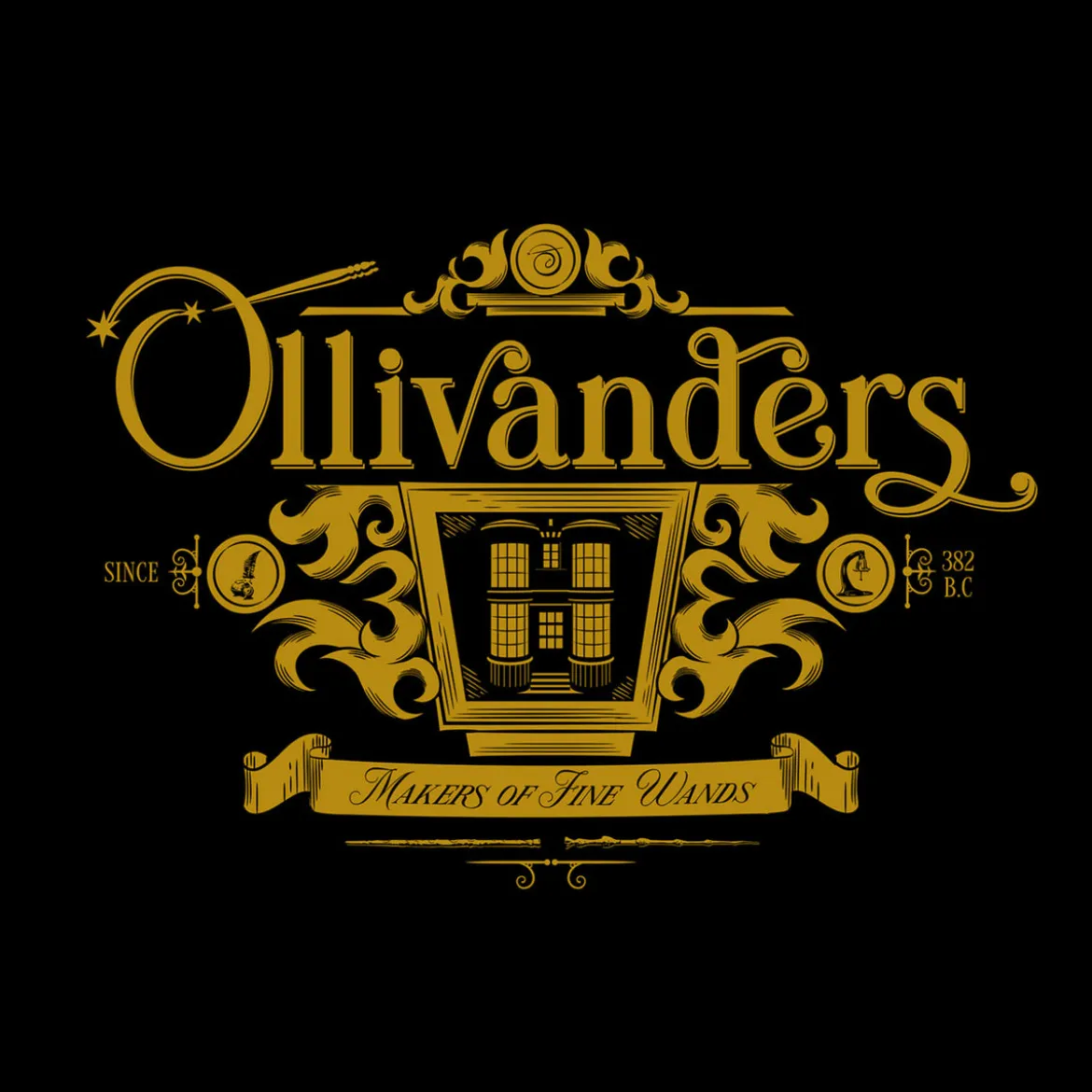 Ollivanders T-Shirt schwarz - Harry Potter