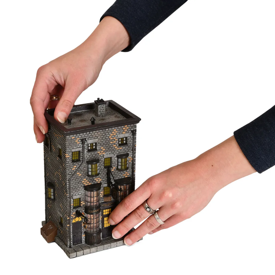 Ollivanders Zauberstabladen Miniatur Replik mit Beleuchtung - Harry Potter