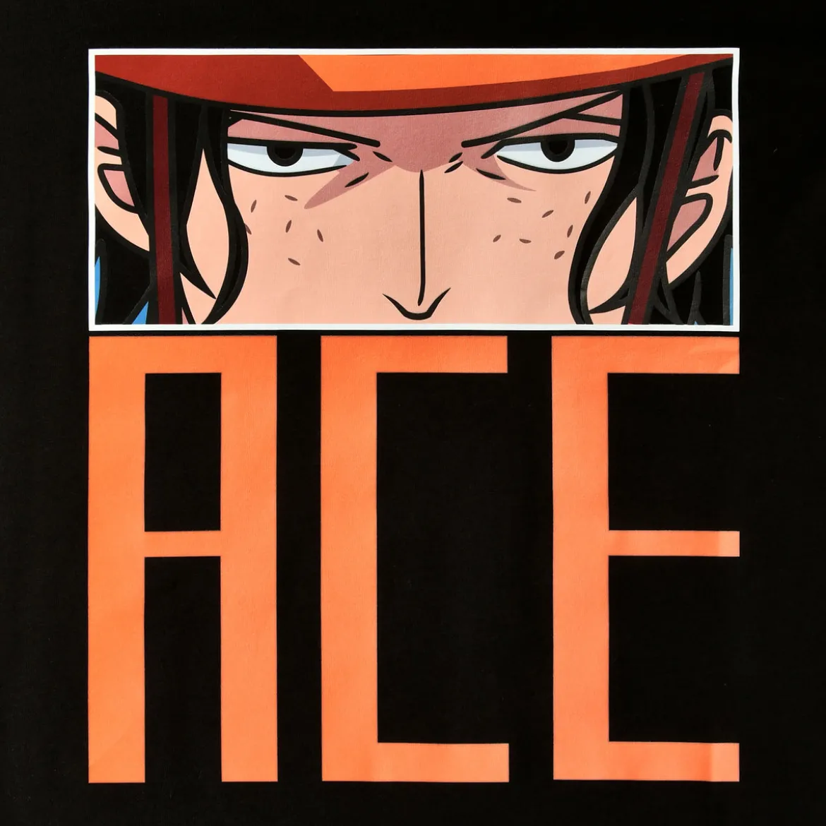 One Piece - Ace Eyes T-Shirt schwarz
