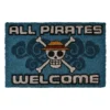 One Piece - All Pirates Welcome Fußmatte