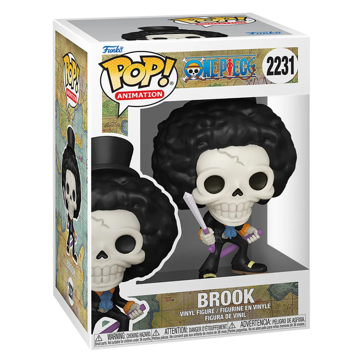 One Piece - Brook mit Soul Solid Funko Pop Figur
