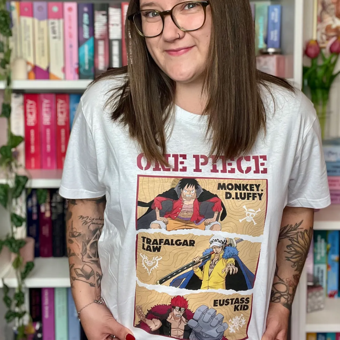 One Piece - Characters T-Shirt weiß
