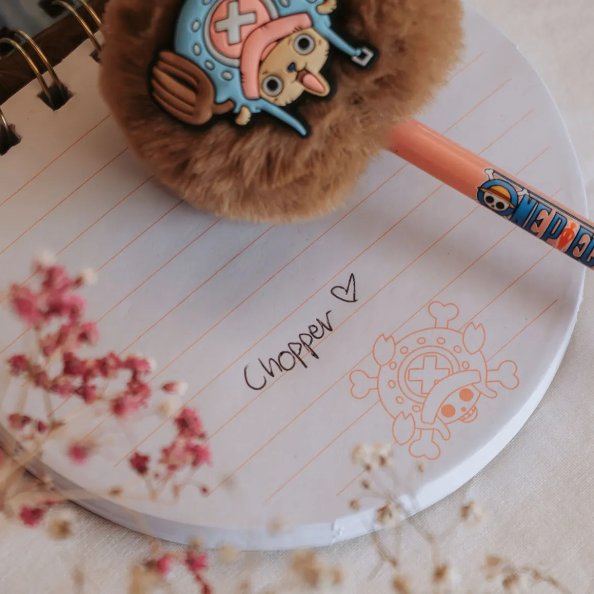 One Piece - Chopper Plüsch Notizblock