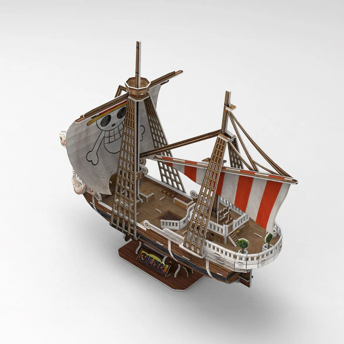 One Piece - Flying Lamb 3D Modell Bausatz