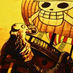 One Piece - Flying Lamb Flauschdecke