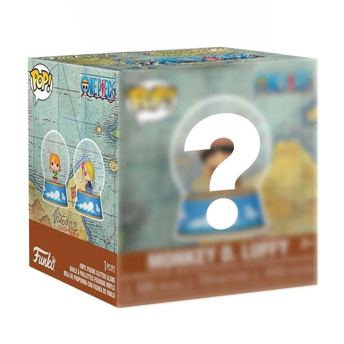 One Piece - Funko Pop Mystery Glitter Schneekugel