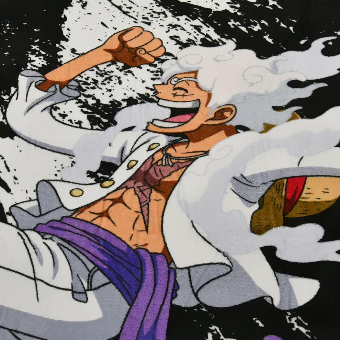 One Piece: Gear 5 - Monkey D. Luffy Flauschdecke