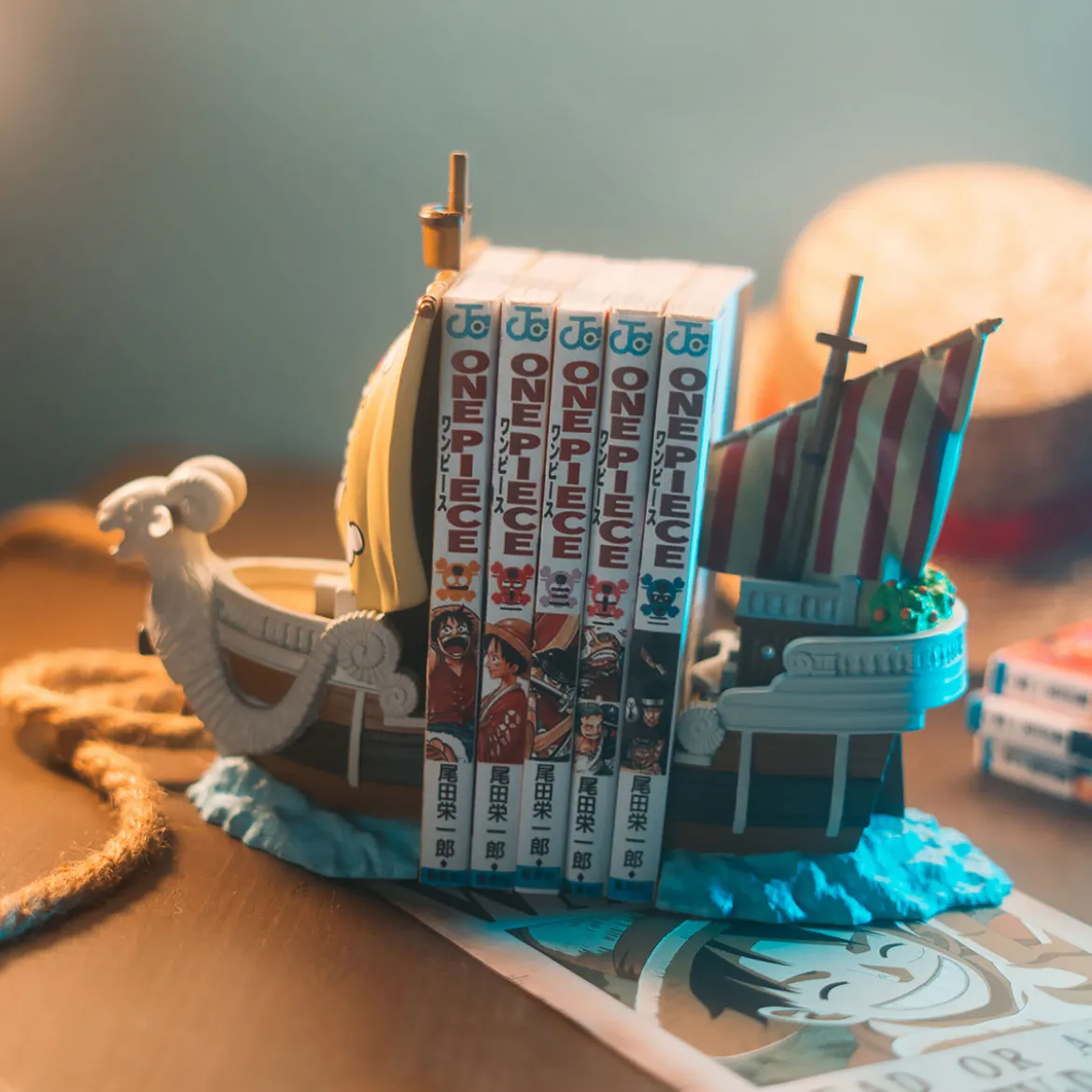 One Piece - Going Merry Buchstützen