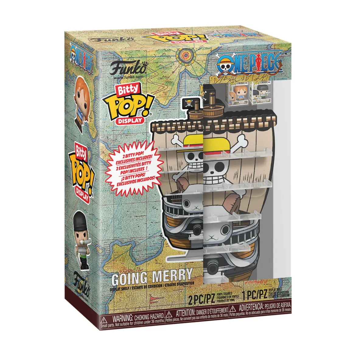 One Piece - Going Merry Funko Bitty Pop Display