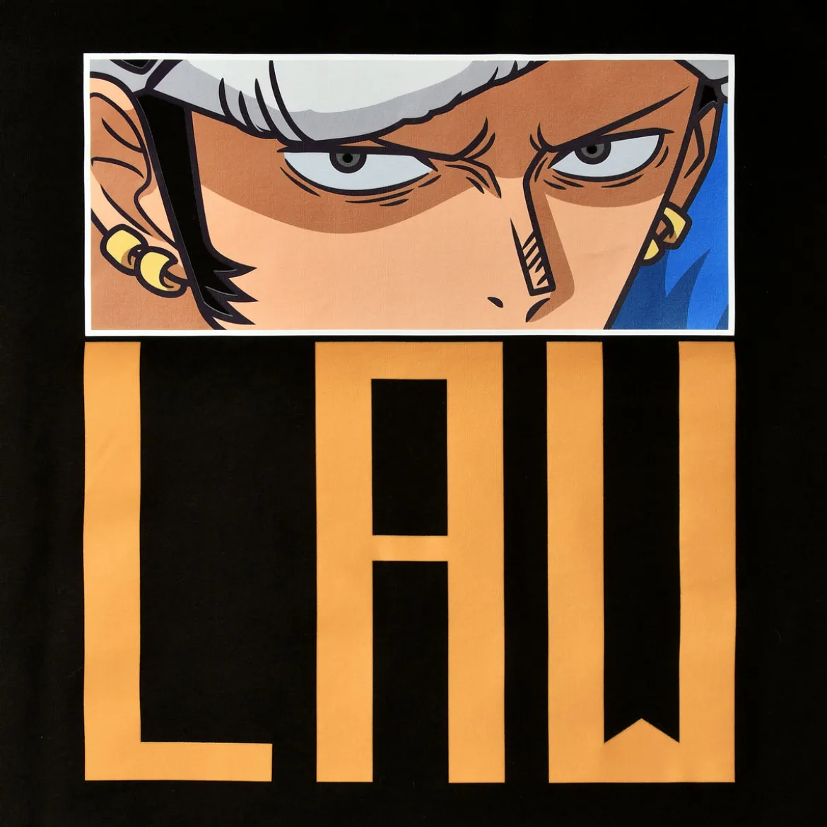 One Piece - Law Eyes T-Shirt schwarz