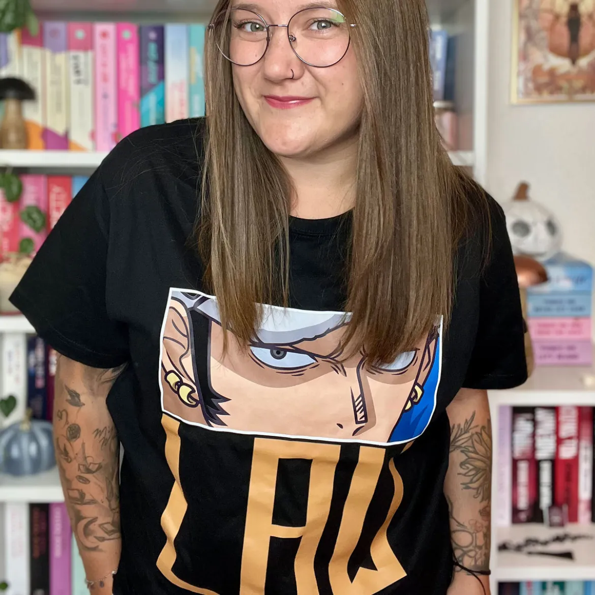 One Piece - Law Eyes T-Shirt schwarz