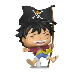One Piece - Luffy mit Flagge Funko Pop Figur