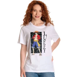 One Piece - Luffy T-Shirt weiß