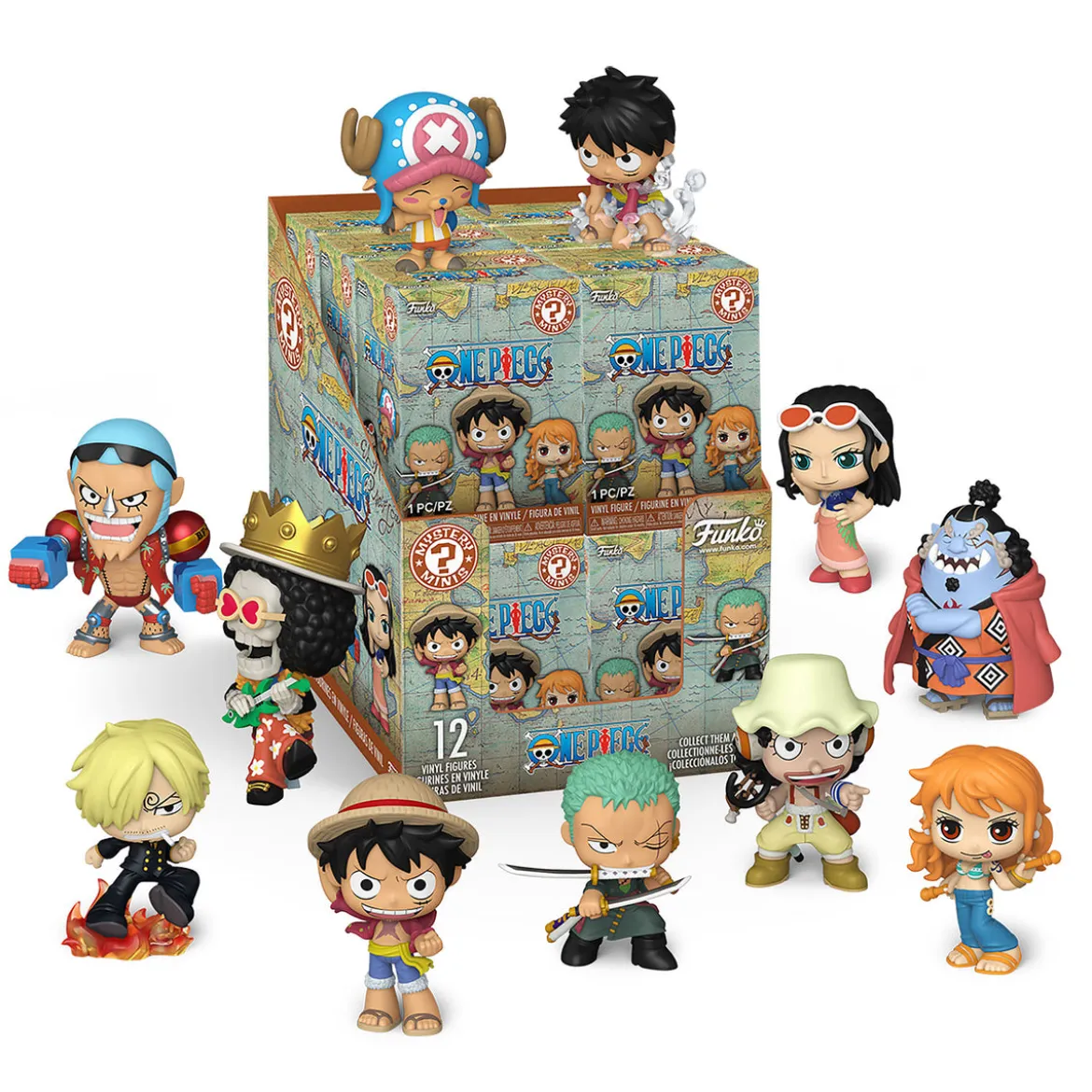 One Piece - Mystery Minis Funko Pop Figuren Display E1093593