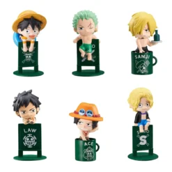 One Piece Ochatomo Series Sammelfiguren Pirates Vacance 4 cm Sortiment (8)