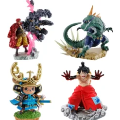 One Piece Petitrama PVC Mini-Statue Logbox Re Birth Wanokuni Vol. 2 Set 9 cm