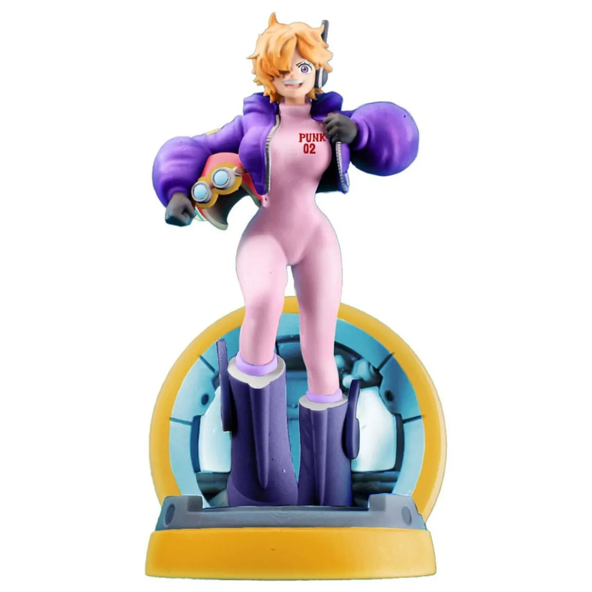 One Piece Petitrama PVC Mini-Statue Logbox Re Birth Egghead Set 9 cm