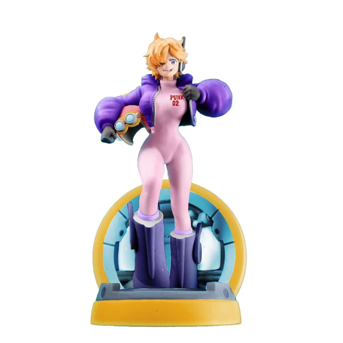 One Piece Petitrama PVC Mini-Statue Logbox Re Birth Egghead Set 9 cm