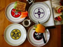 One Piece - Piratenbanden Logos Tellerset