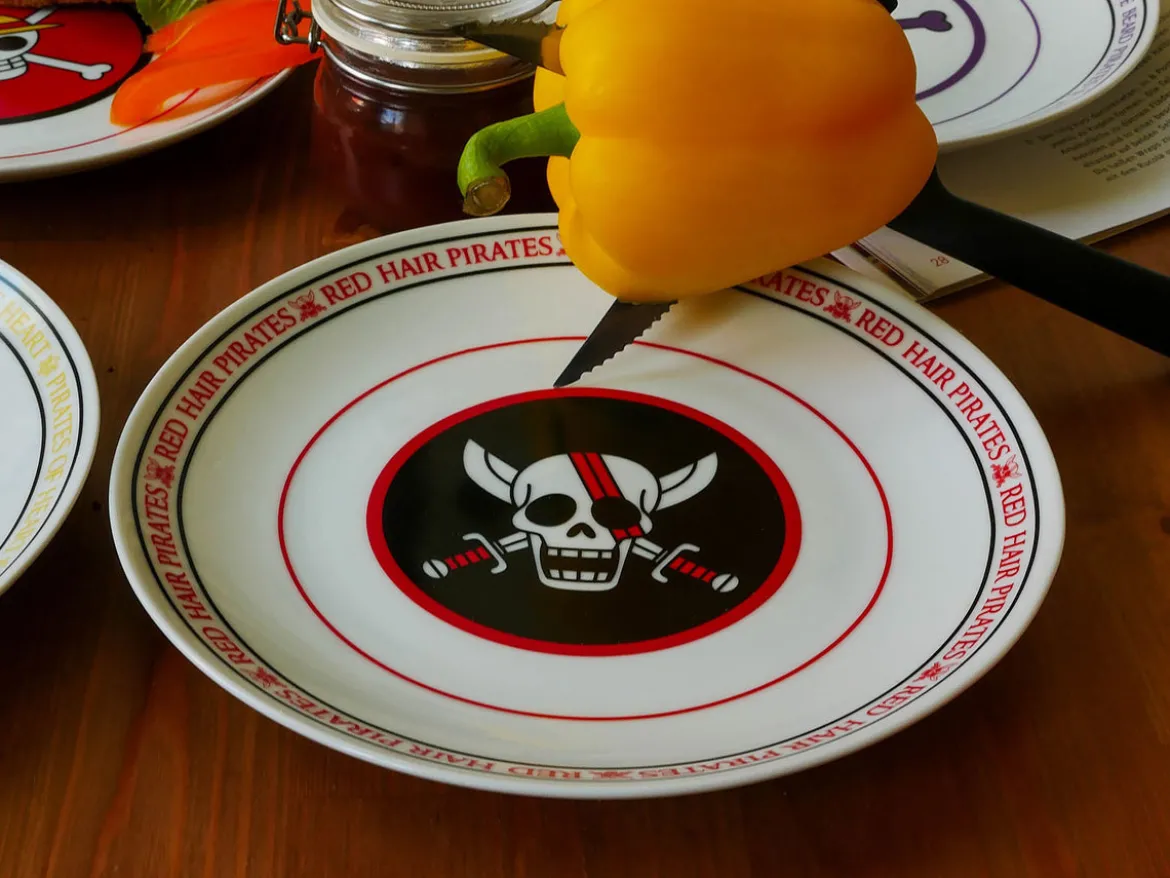 One Piece - Piratenbanden Logos Tellerset