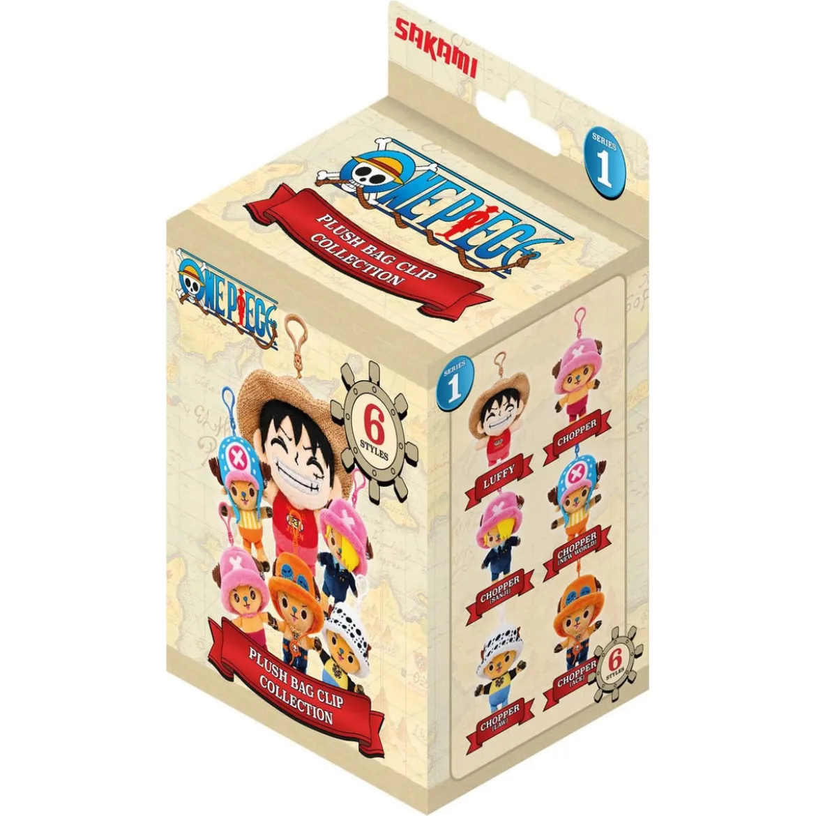 One Piece Plüsch Bag Clip Mystery Schlüsselanhänger