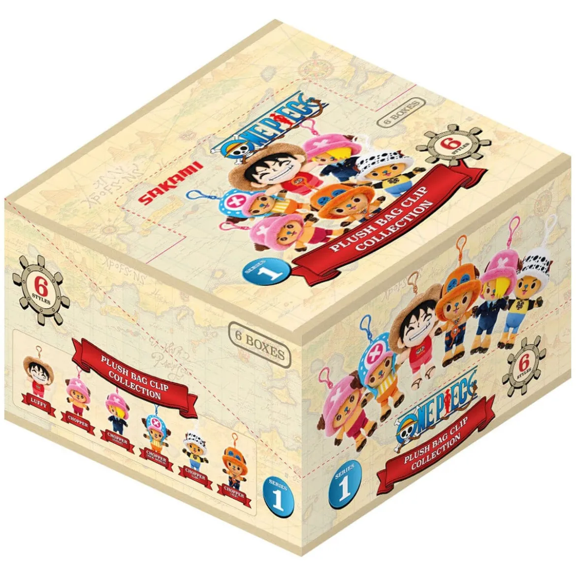 One Piece Plüsch Bag Clip Mystery Schlüsselanhänger