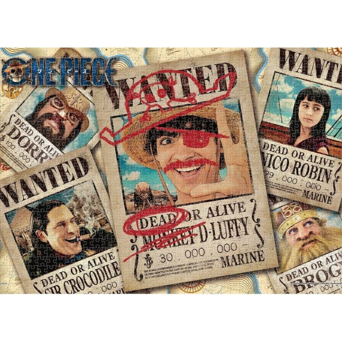 One Piece Puzzle 1000 Teile Wanted