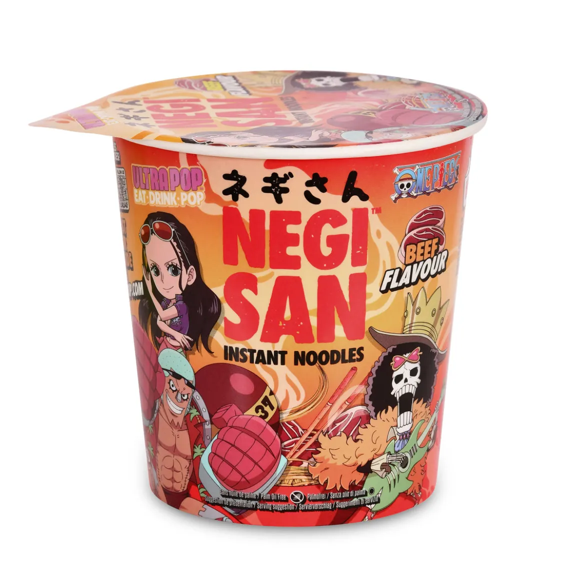 One Piece Ramen - Robin, Franky und Brook Beef Instant-Nudeln
