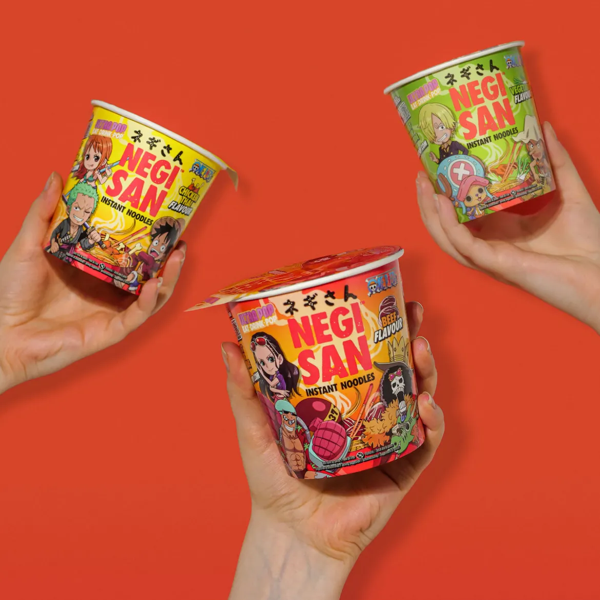 One Piece Ramen - Robin, Franky und Brook Beef Instant-Nudeln