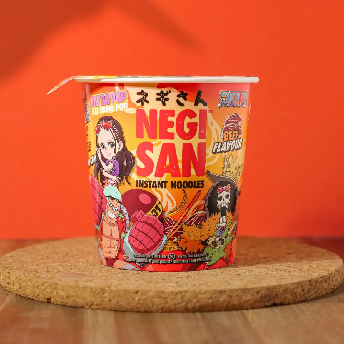 One Piece Ramen - Robin, Franky und Brook Beef Instant-Nudeln