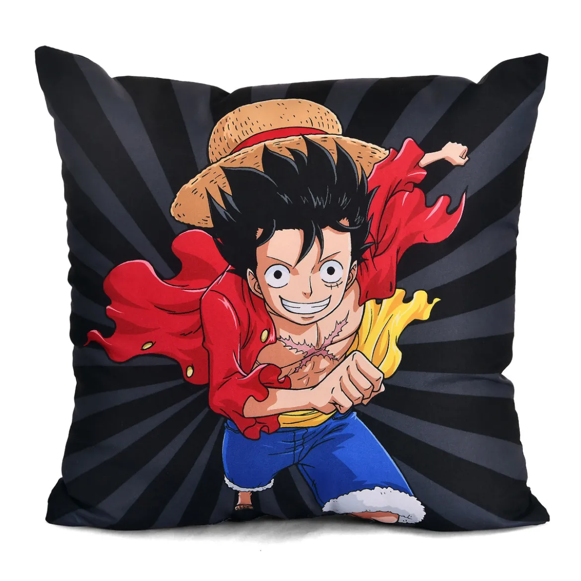 One Piece - Ruffy und Totenkopf Kissen