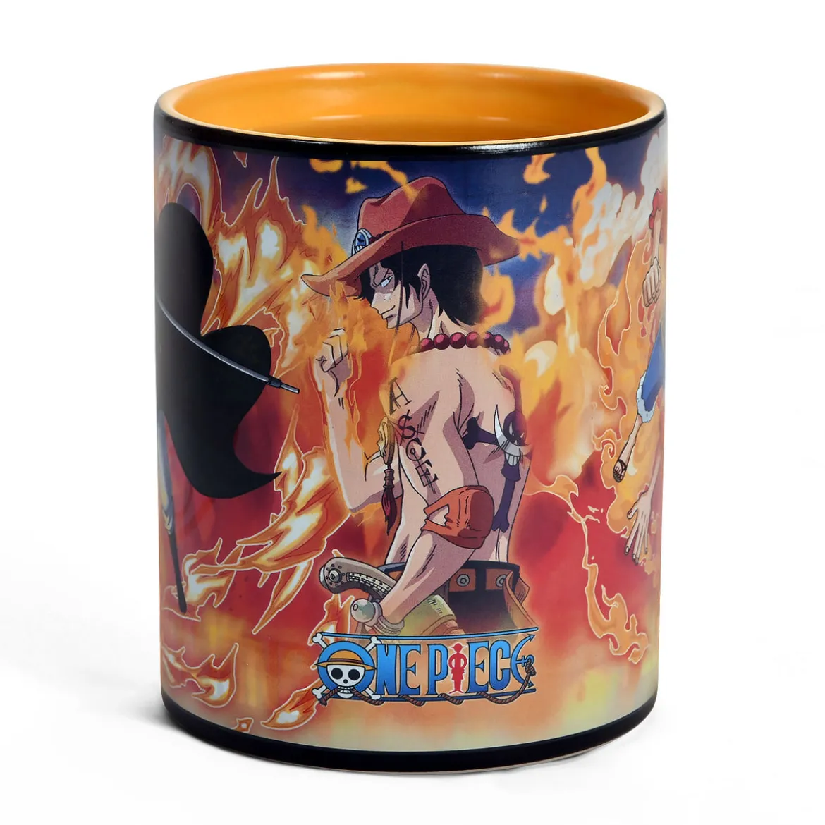 One Piece - Sabo und Ruffy Thermoeffekt Tasse