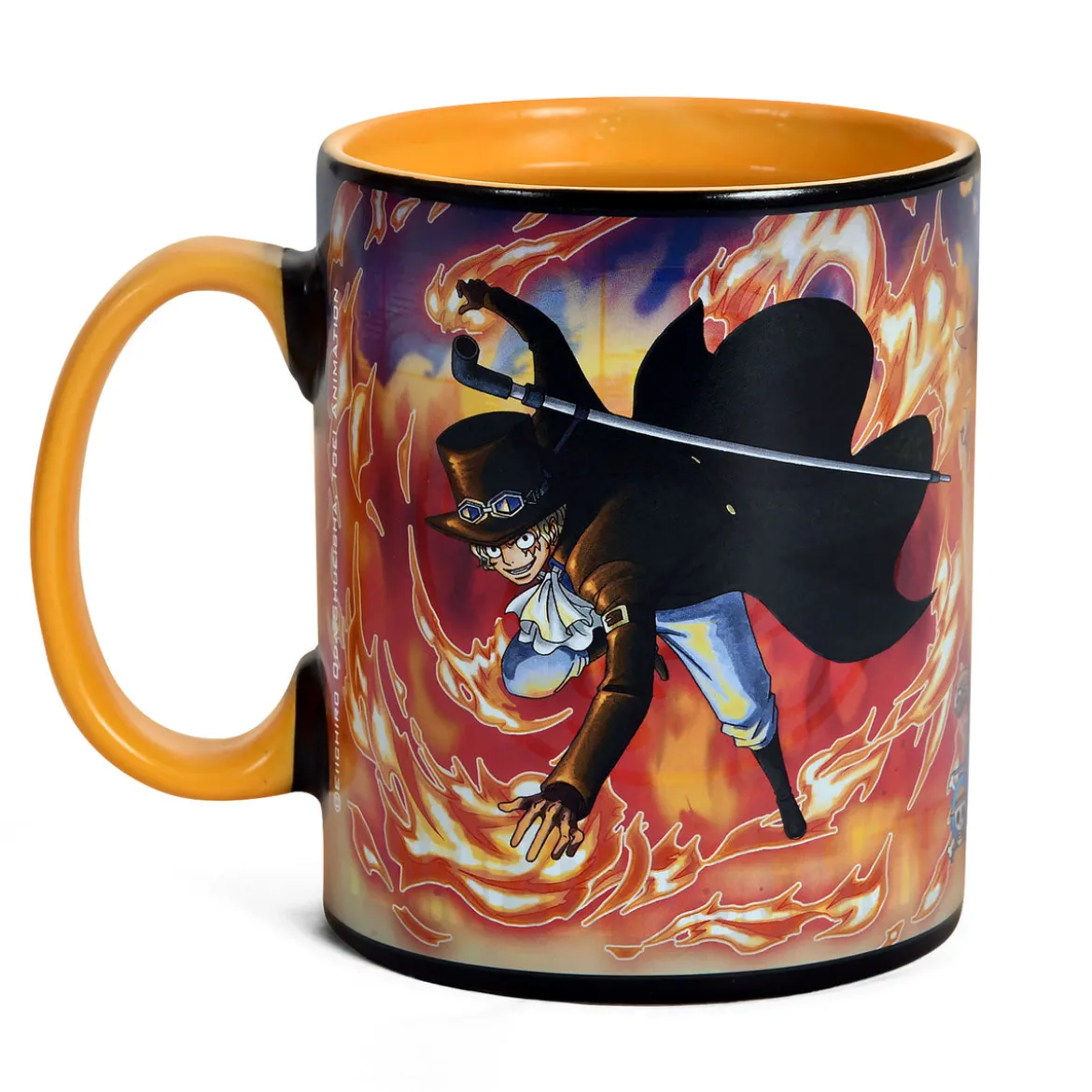 One Piece - Sabo und Ruffy Thermoeffekt Tasse