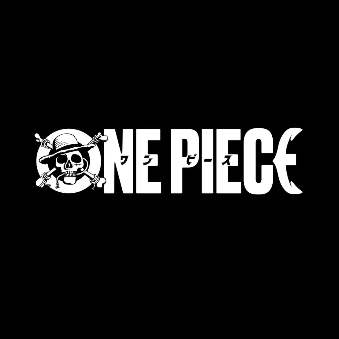 One Piece - Serien Logo T-Shirt schwarz