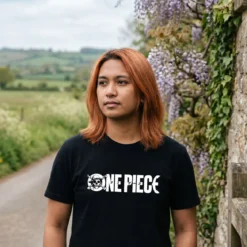 One Piece - Serien Logo T-Shirt schwarz