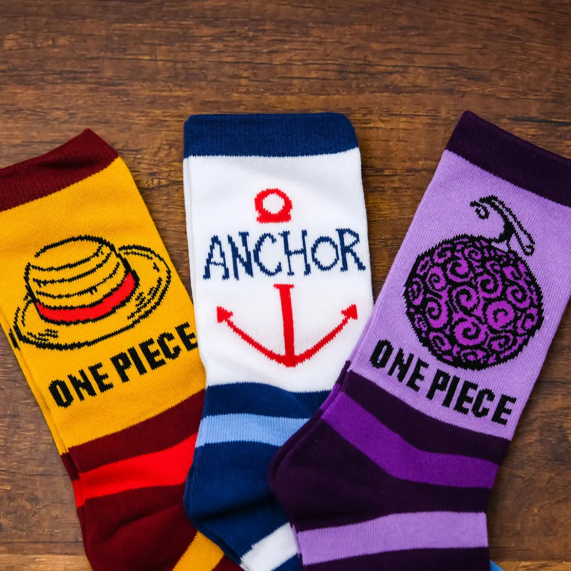 One Piece Socken 3er Set in Geschenkbox
