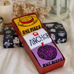 One Piece Socken 3er Set in Geschenkbox