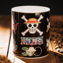 One Piece - South Blue Map Thermoeffekt Tasse