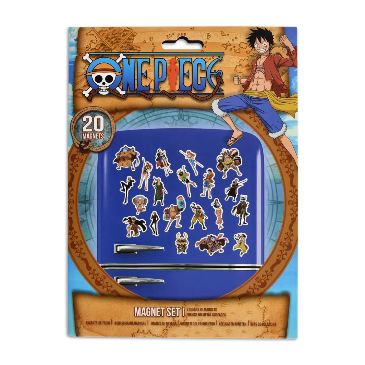One Piece - Strohhutbande Magnet-Set