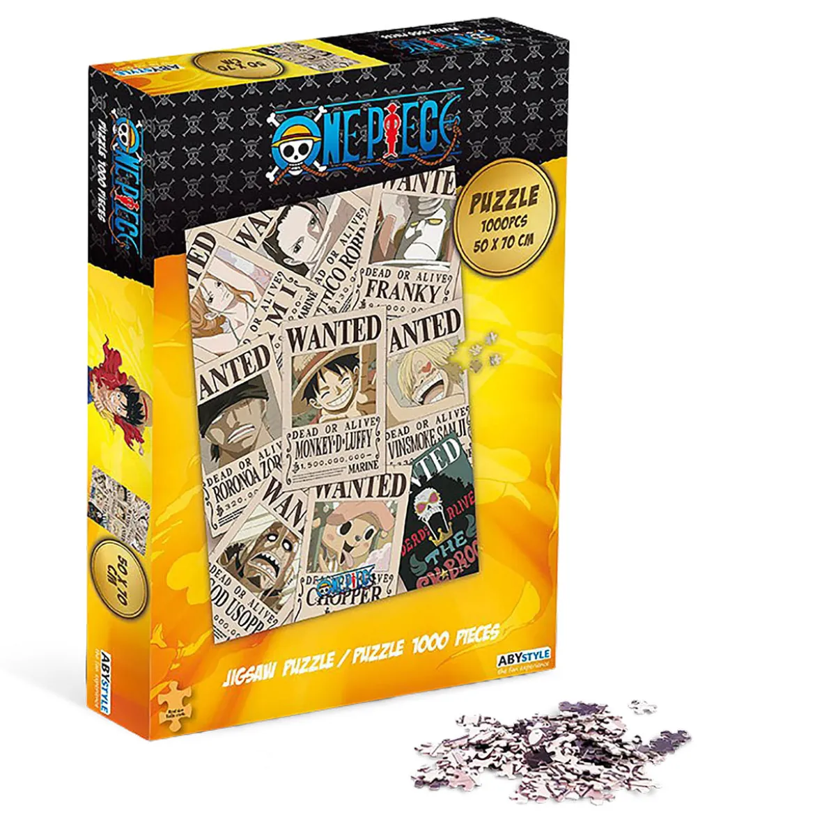 One Piece - Strohhutbande Wanted Puzzle
