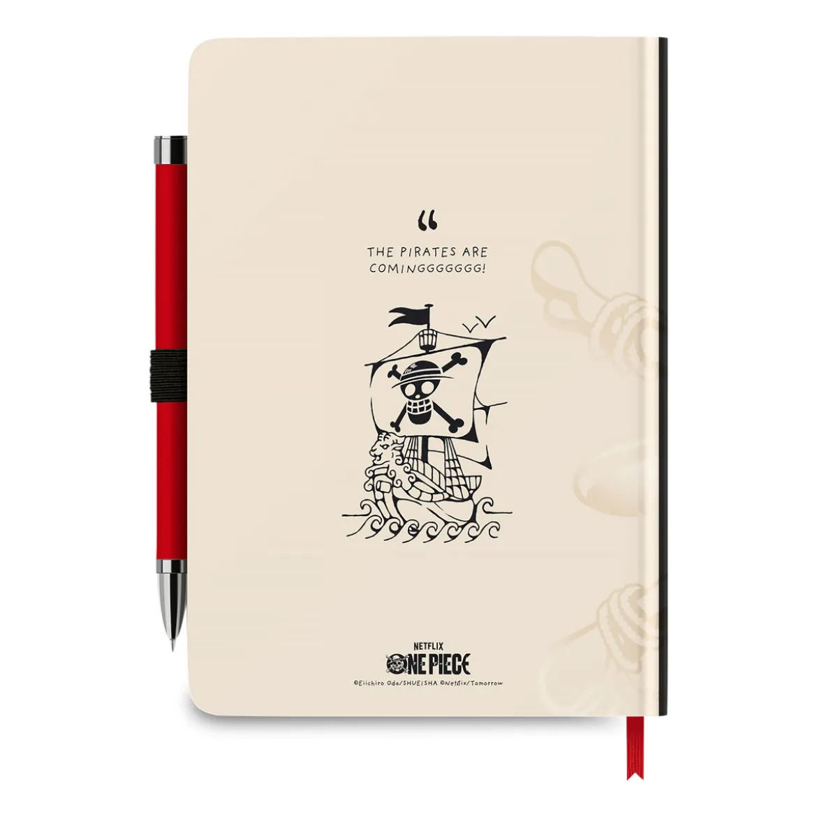One Piece - Strohhut Piraten Notizbuch mit Projektor Stift