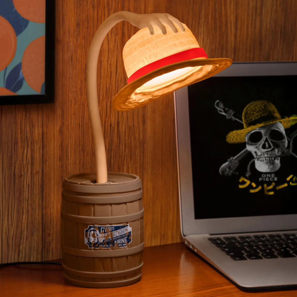 One Piece - Strohhut Tischlampe