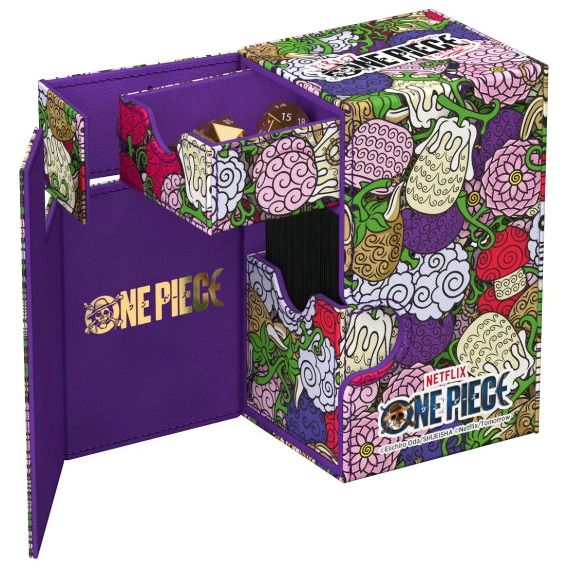 One Piece - Teufelsfrüchte Ultimate Guard Flip'n'Tray 80+ Deckbox