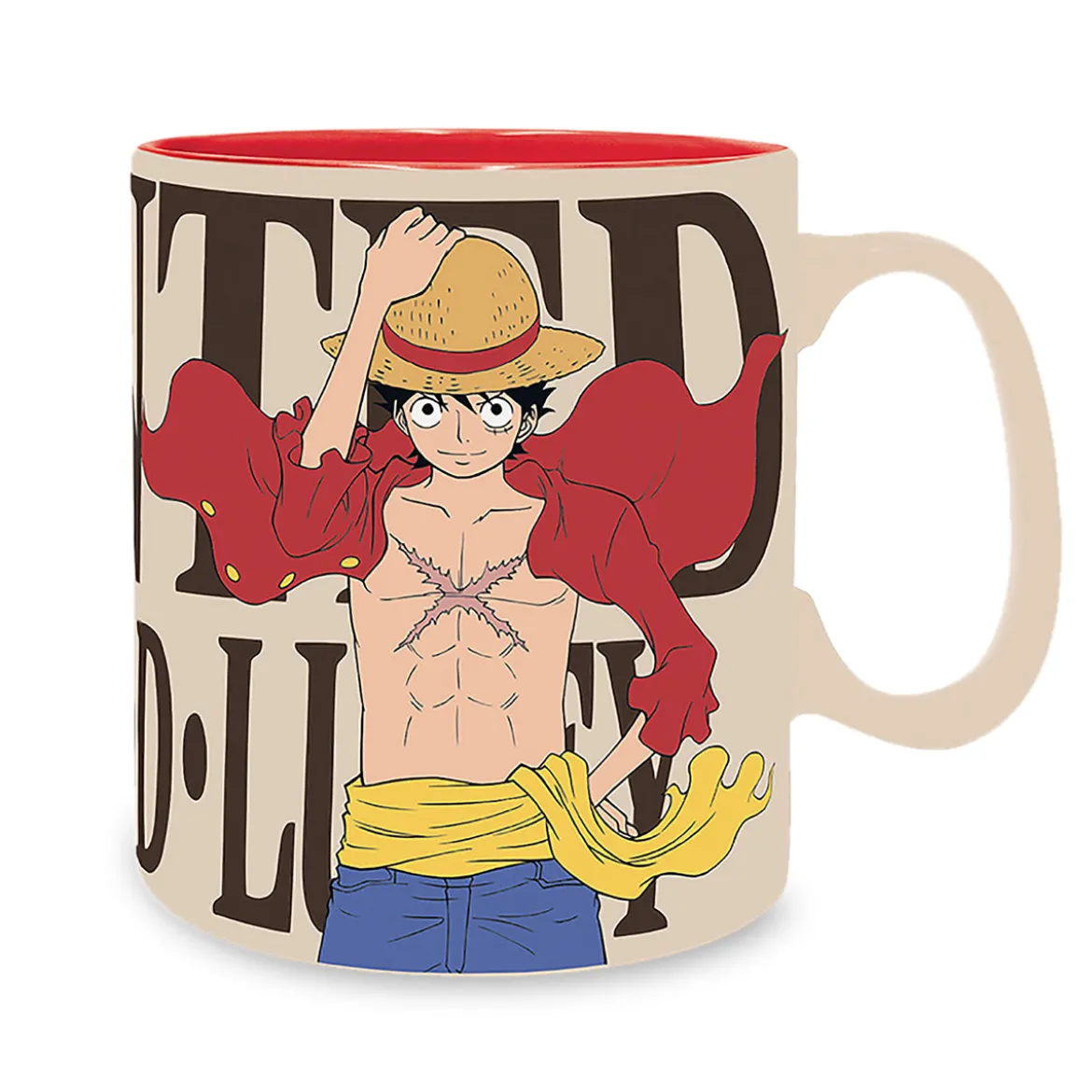 One Piece - Wanted D. Luffy Tasse